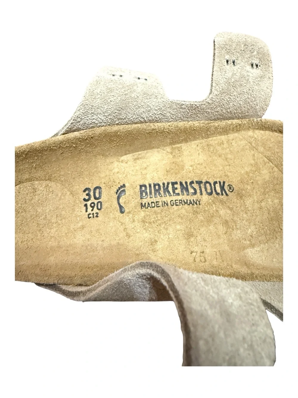 Birkenstock Arizona Kids Sandals Taupe Suede EU 30 C12 NWOB